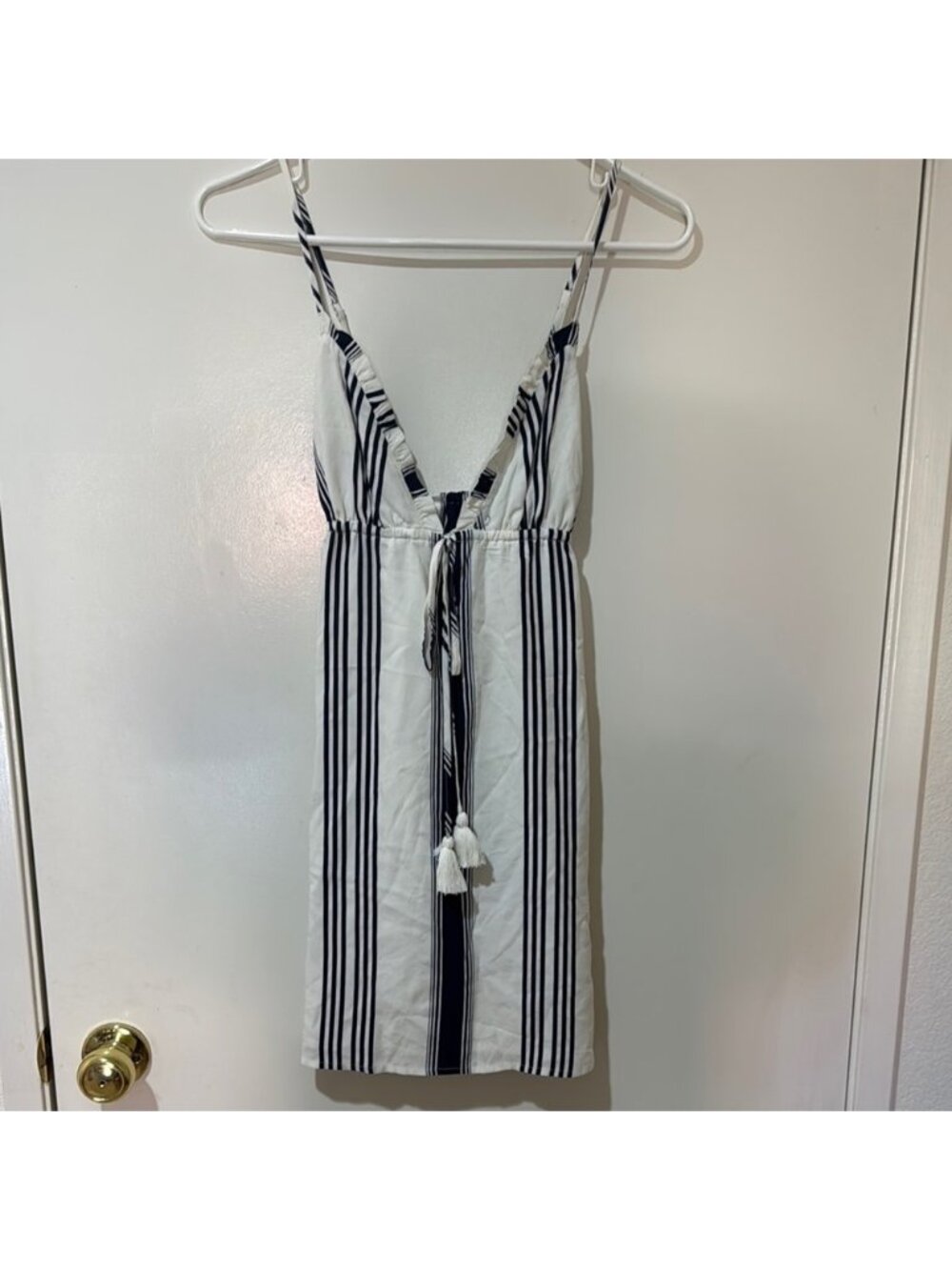 Forever 21 Black and White Spaghetti Strap Sundress